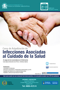 26 DE AGOSTO . CURSO DE ACTUALIZACIÓN DE ENFERMEDADES ASOCIADAS AL CUIDADO DE LA SALUD