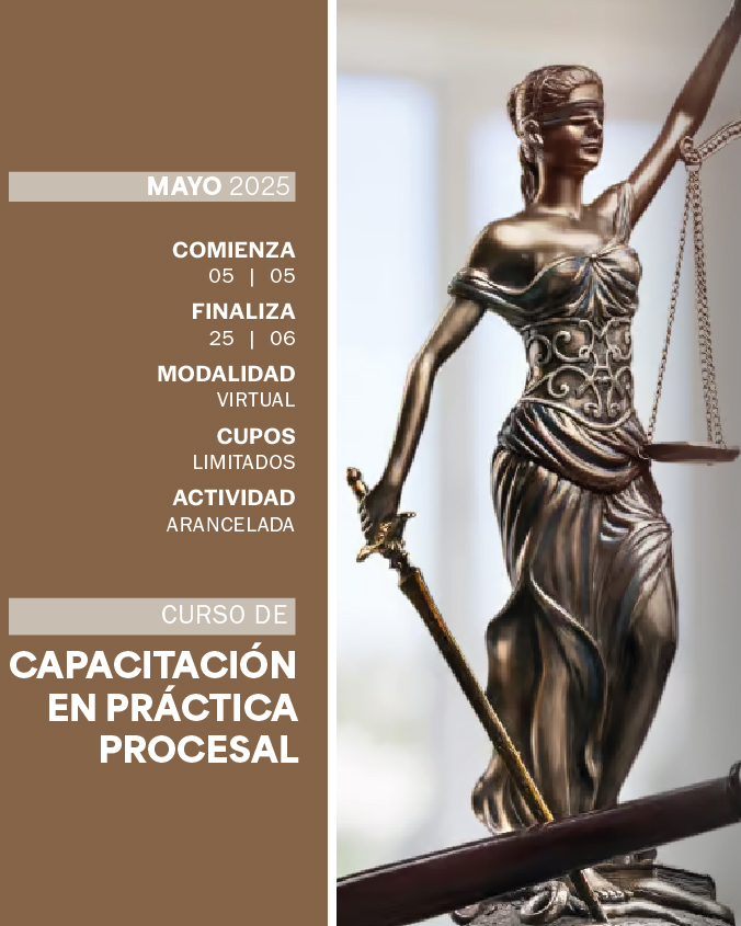 CURSO DE CAPACITACIÓN EN PRÁCTICA PROCESAL - IUPFA