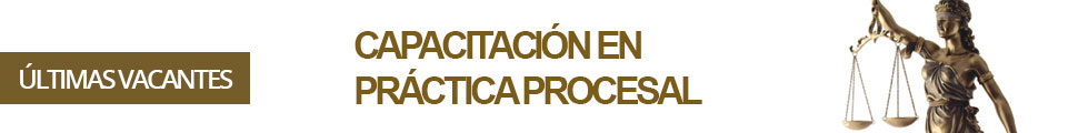 12 DE AGOSTO . CURSO CAPACITACIÓN EN PRÁCTICA PROCESAL